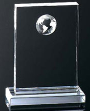 Globe Award (8"x6"x2")